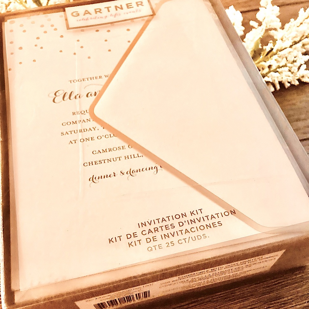 🆕NWT🌺Luxury Invitation Kit for any event(s); Boutique Item